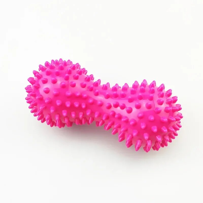 Peanut Spiky Massage Ball for Muscle Relief Foot Therapy and Stress Relaxation