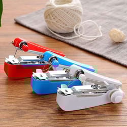 portable handheld sewing machine for quick repairs and travel stitching