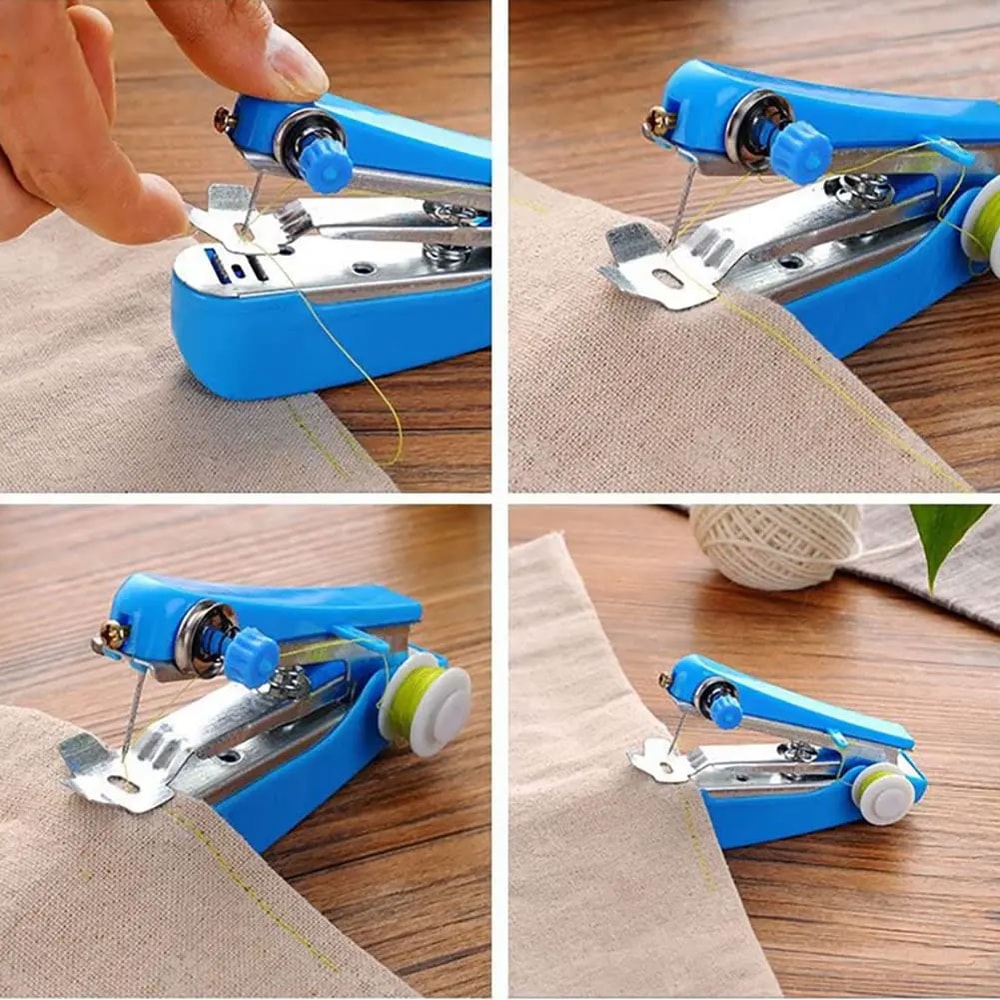 Portable Handheld Sewing Machine for Quick Repairs and Travel Stitching