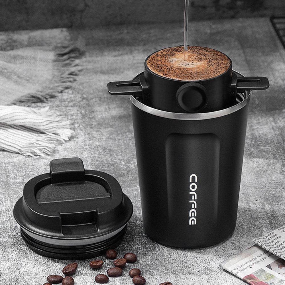 Collapsible Coffee Filter Portable Coffee Dripper Stainless Steel Reusable Brewer 1