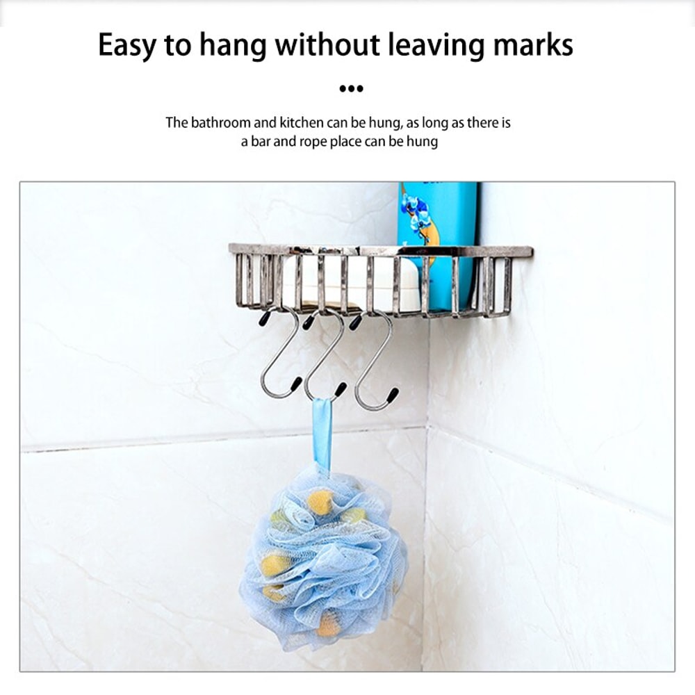 Stainless Steel S Hooks for Hanging Heavy Duty Organizer for Kitchen Bathroom Closet