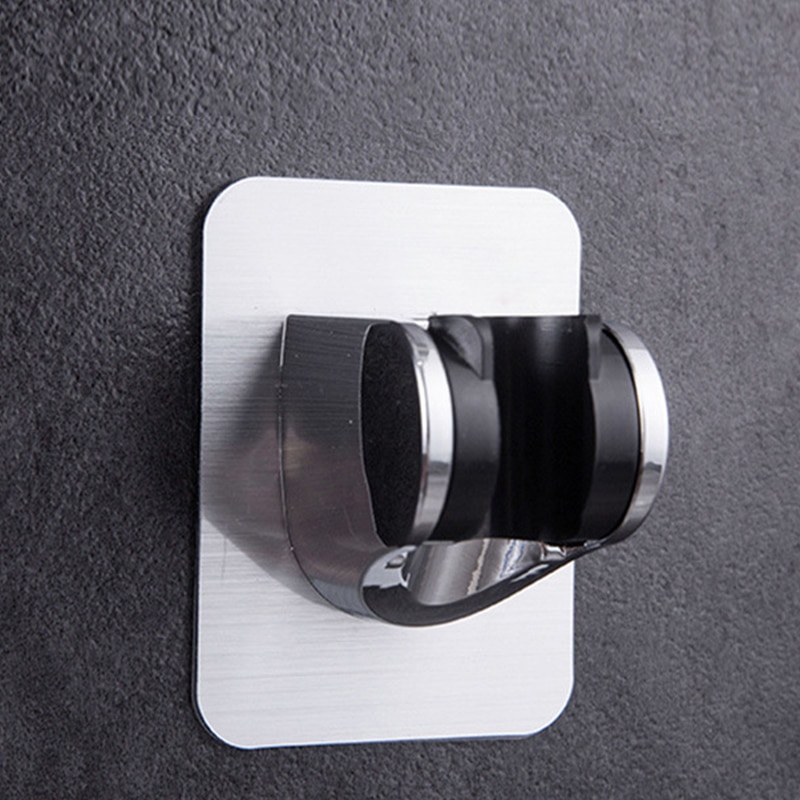 Adjustable Self Adhesive Shower Head Holder No Drill Wall Mount Bracket