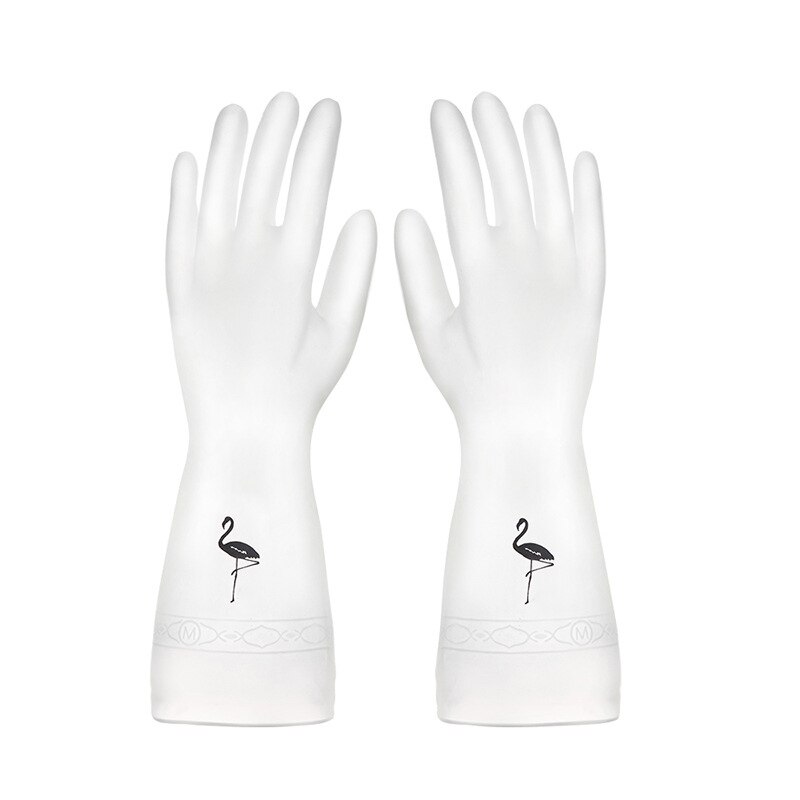 Durable Waterproof Kitchen Cleaning Gloves for Dishwashing and Household Use