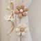 Flower Curtain Tiebacks Decorative Rope for Kids Room and Car Curtains