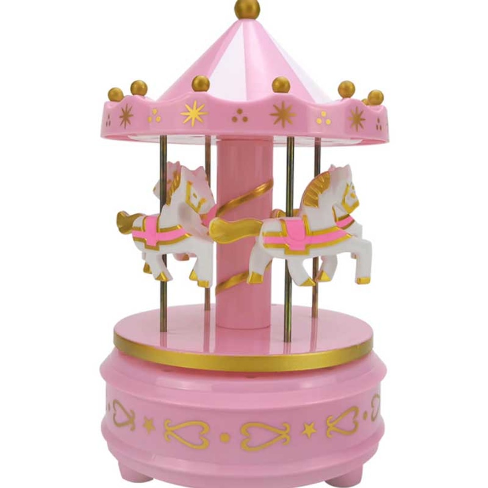 Luxury Carousel Music Box Rotating Horse Romantic Gift Decor