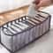 Collapsible Underwear Organizer with Compartments Breathable Drawer Storage Box