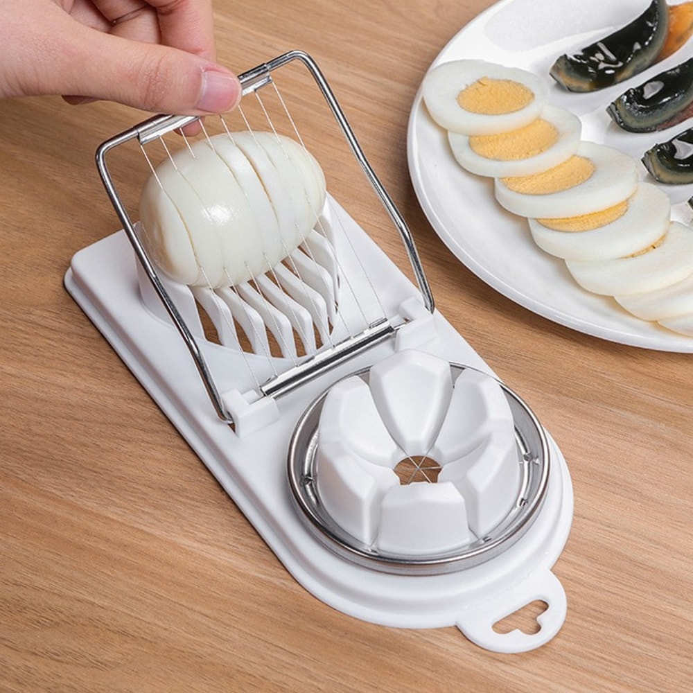 Stainless Steel Egg Slicer Egg Cutter For Perfect Kitchen Prep 0