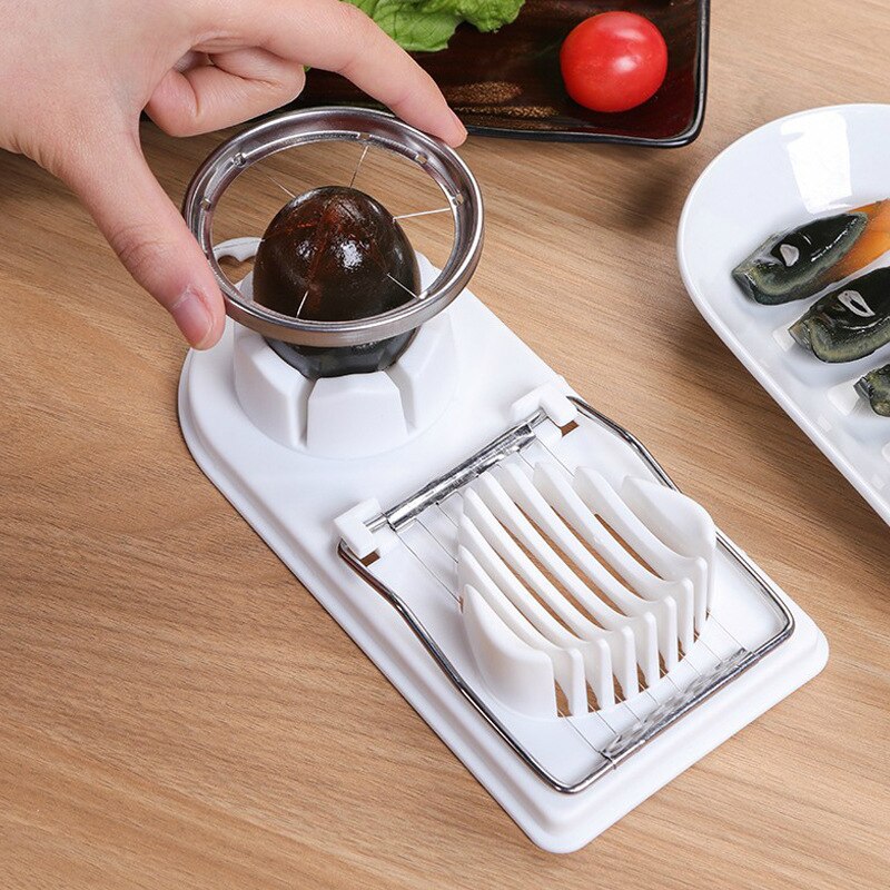 Stainless Steel Egg Slicer Egg Cutter For Perfect Kitchen Prep 3