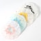 Double Layer Waterproof Shower Cap For Women Reusable PVC Bath And Hair Protection Cap 0