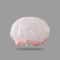 Double Layer Waterproof Shower Cap For Women Reusable PVC Bath And Hair Protection Cap 7