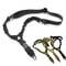 Adjustable Point Tactical Gun Sling with Bungee Support for Rifle Hunting & Airsoft