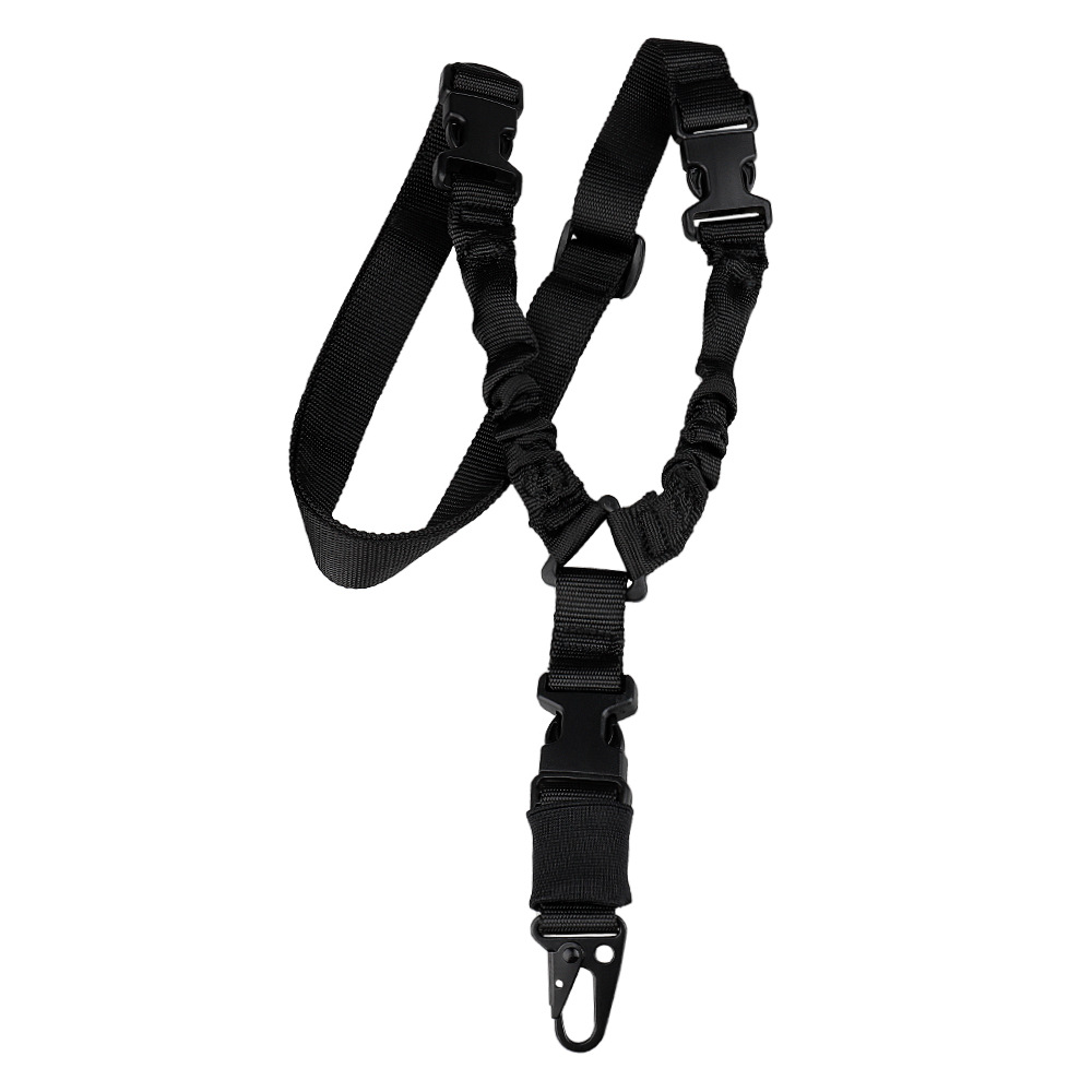Adjustable Point Tactical Gun Sling with Bungee Support for Rifle Hunting & Airsoft