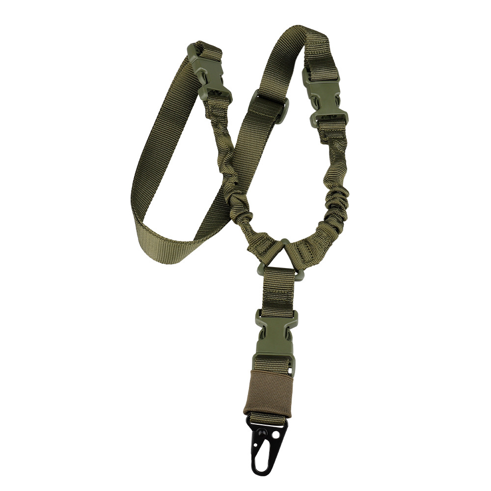 Adjustable Point Tactical Gun Sling with Bungee Support for Rifle Hunting & Airsoft