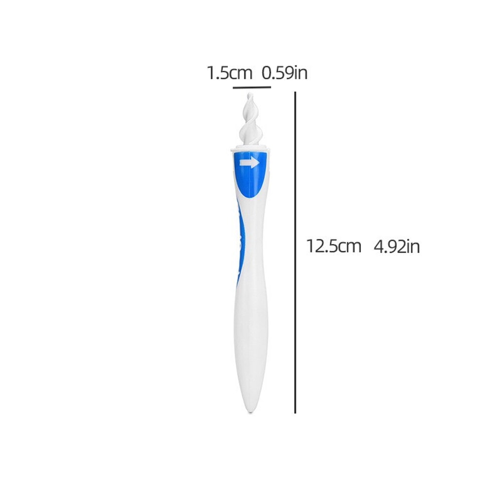 Advanced Ear Cleaning Kit with Silicone Spiral Tools Safe Reusable Ear Wax Removal Tool Set