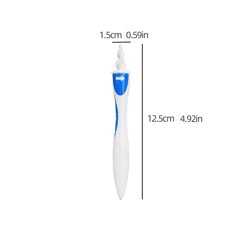 Advanced Ear Cleaning Kit with Silicone Spiral Tools Safe Reusable Ear Wax Removal Tool Set