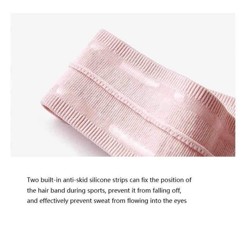 Seamless Sports Headband Non Slip Sweatband For Workouts And Yoga 1