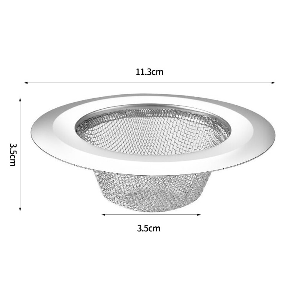 Stainless Steel Sink Strainer Anti Clog Drain Filter For Kitchen And Bathroom 4