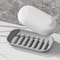 Portable Waterproof Soap Box With Drain Tray Travel Soap Case 2
