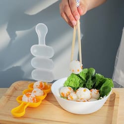 kids sushi maker rice ball mold set fun bento food shaper for toddlers