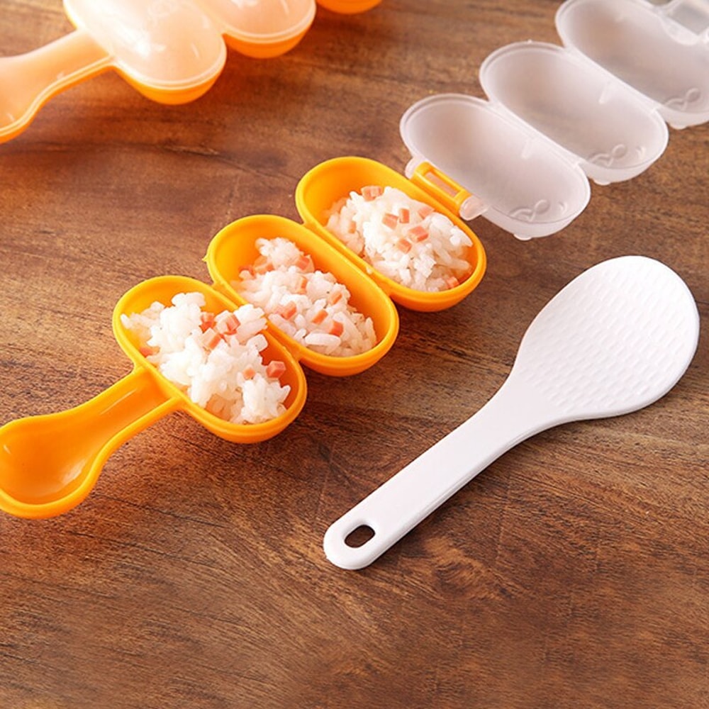 Kids Sushi Maker Rice Ball Mold Set Fun Bento Food Shaper For Toddlers 4
