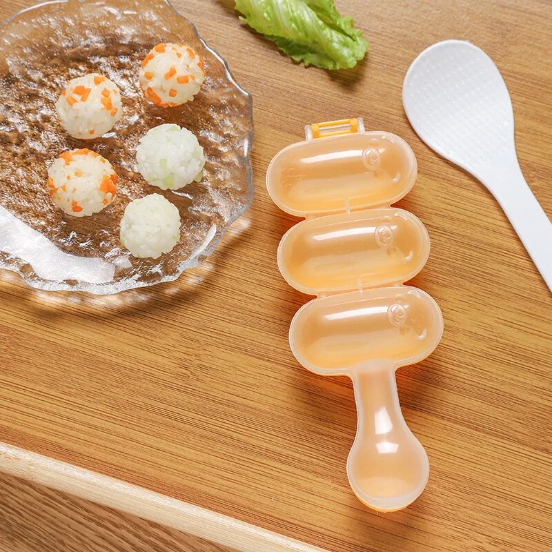 Kids Sushi Maker Rice Ball Mold Set Fun Bento Food Shaper For Toddlers 6