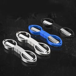 portable folding fishing line scissors carbon steel mini sewing & tackle cutter