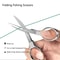 Portable Folding Fishing Line Scissors Carbon Steel Mini Sewing & Tackle Cutter