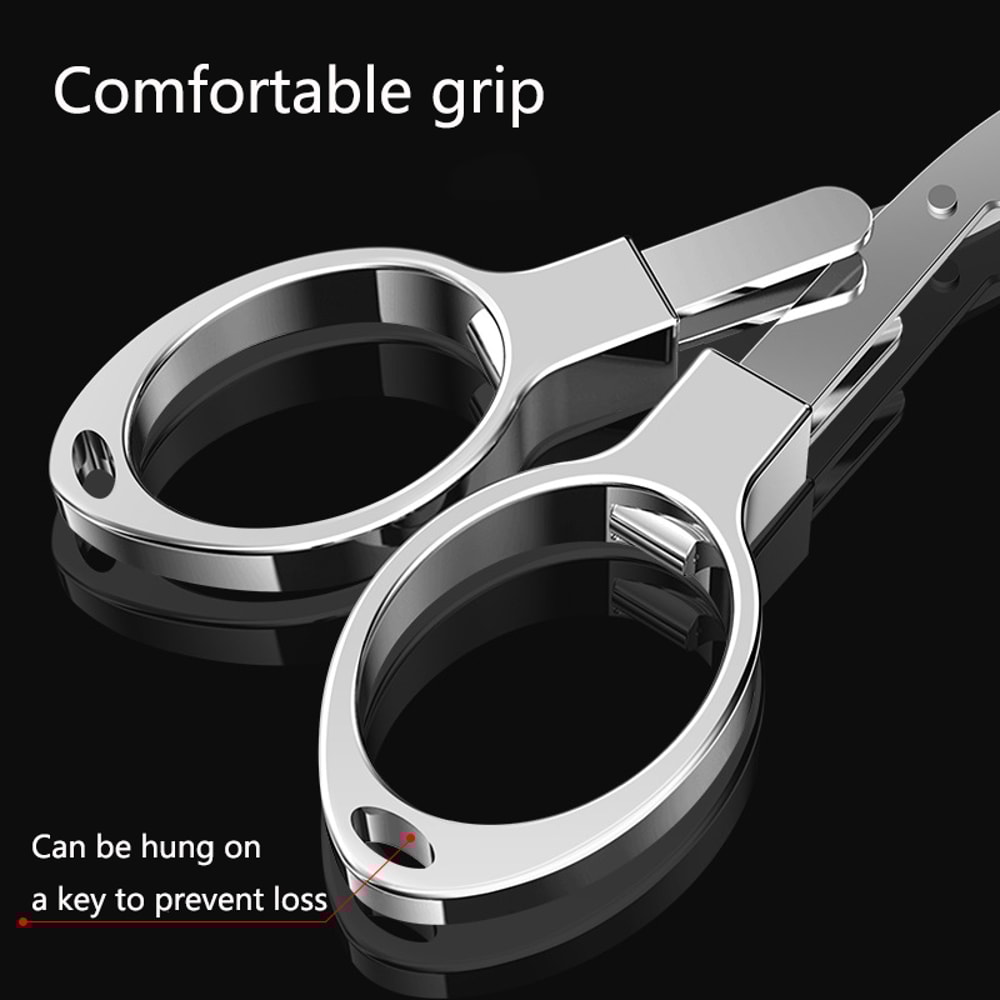 Portable Folding Fishing Line Scissors Carbon Steel Mini Sewing & Tackle Cutter