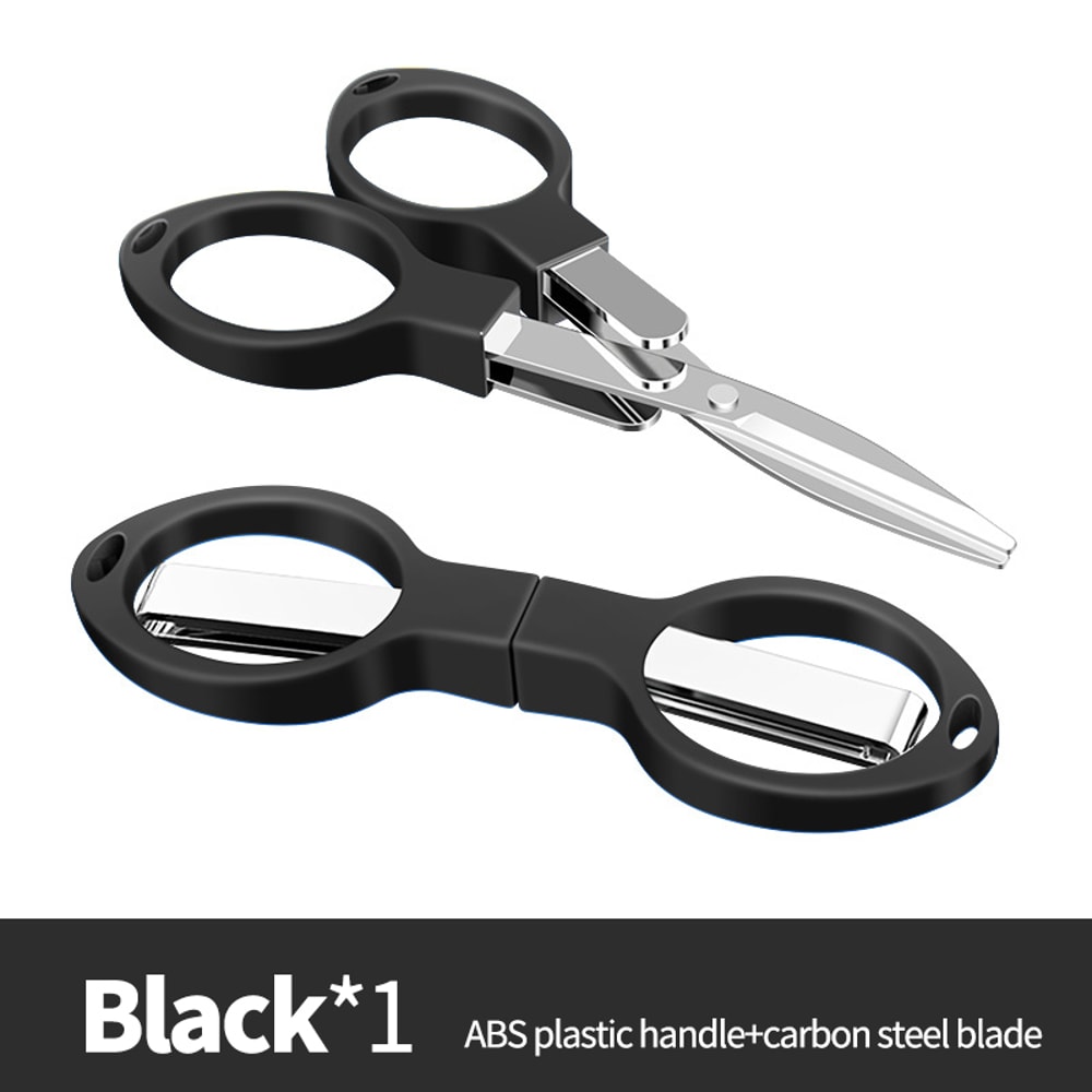 Portable Folding Fishing Line Scissors Carbon Steel Mini Sewing & Tackle Cutter