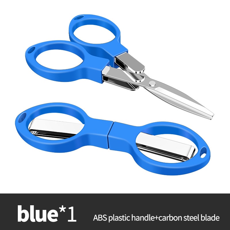 Portable Folding Fishing Line Scissors Carbon Steel Mini Sewing & Tackle Cutter