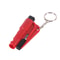 Compact Car Escape Tool Keychain Emergency Window Breaker Safety Hammer