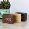 Smart LED Wooden Alarm Clock with Voice Control and Dual Power Display