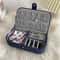 Portable Travel Jewelry Organizer Box Compact PU Leather Storage Case for Rings Necklaces Earrings