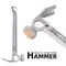 Multifunctional Camping Hammer with Nail Puller Stainless Steel Tent Tool