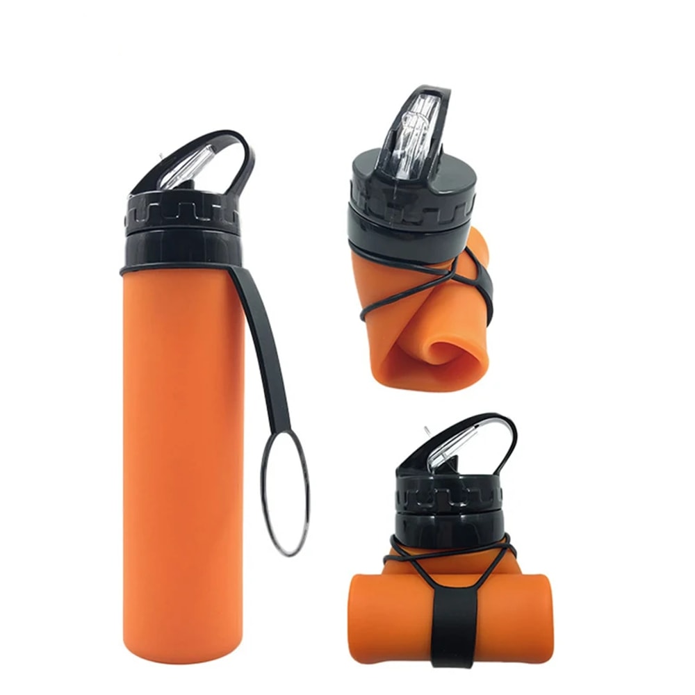 Collapsible Leakproof Water Bottle Portable Foldable Travel Flask 1