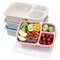 Eco Wheat Straw Bento Lunch Box Set Compartment Meal Prep Containers 0
