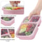 Eco Wheat Straw Bento Lunch Box Set Compartment Meal Prep Containers 1