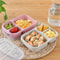 Eco Wheat Straw Bento Lunch Box Set Compartment Meal Prep Containers 5