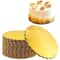 Premium Gold Cake Boards Set with Scalloped Edge Greaseproof Round Cake Boards 5 Pack 8 and 10 Inch