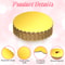 Premium Gold Cake Boards Set with Scalloped Edge Greaseproof Round Cake Boards 5 Pack 8 and 10 Inch