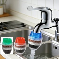 activated carbon faucet water filter set for clean drinking water pack