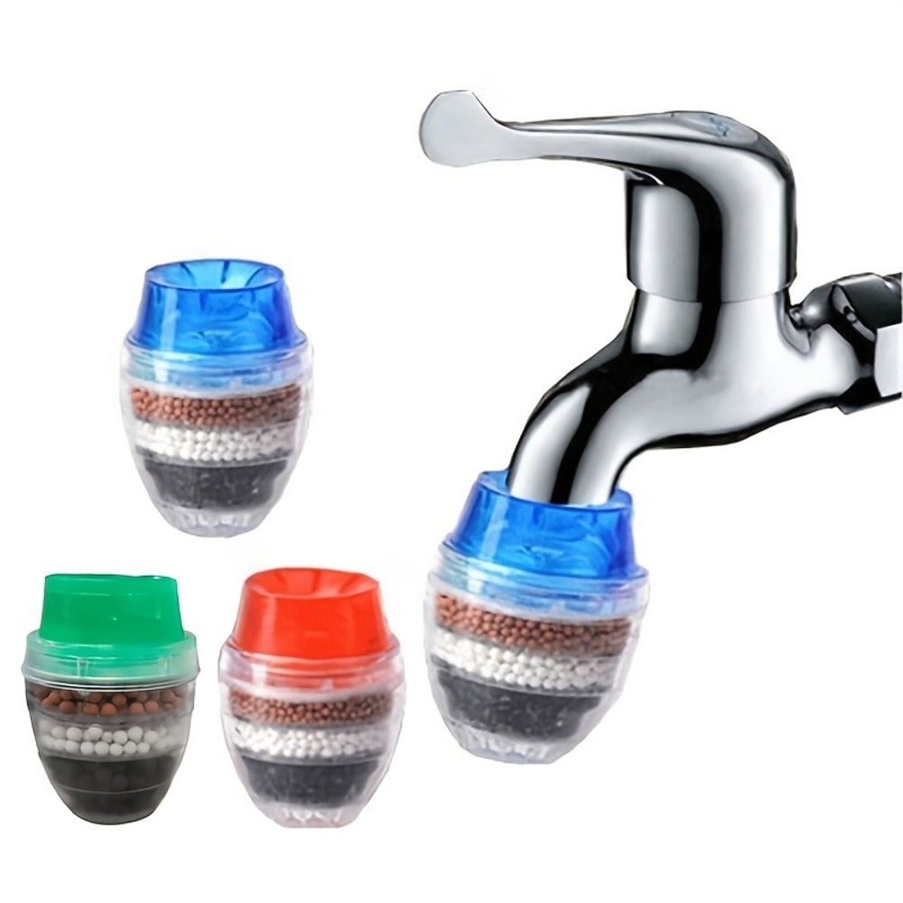 Activated Carbon Faucet Water Filter Set for Clean Drinking Water Pack