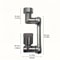 Rotating Faucet Extender with Flexible Arm Kitchen Sink Sprayer