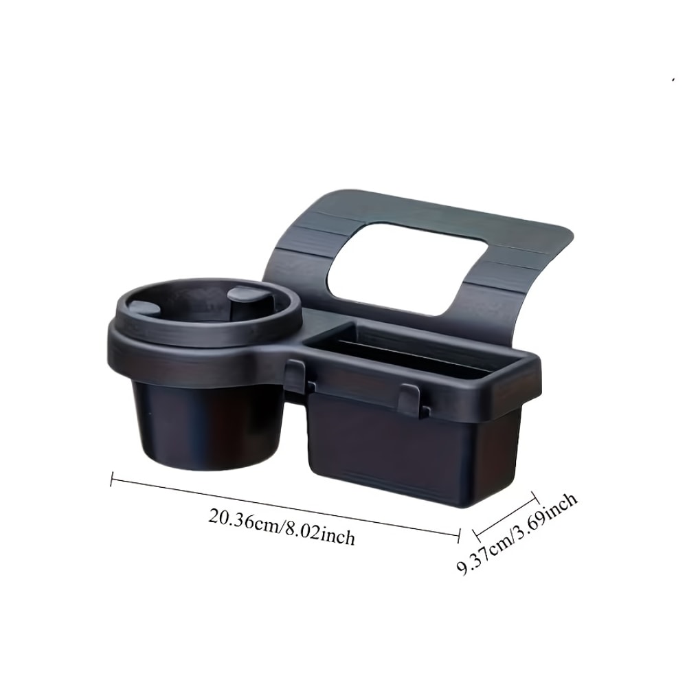Multifunctional Car Seat Organizer with Cup Holder and Side Pocket Storage Box