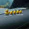 Cute Duck Car Ornament Set Fun Dashboard Decor Accessories
