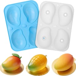 cavity silicone cake mold for fruit pudding & mango desserts