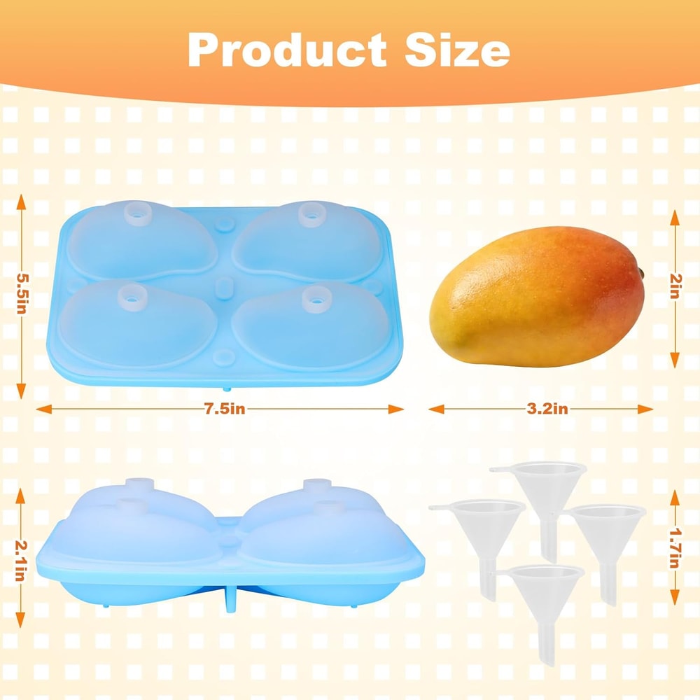 Cavity Silicone Cake Mold for Fruit Pudding & Mango Desserts
