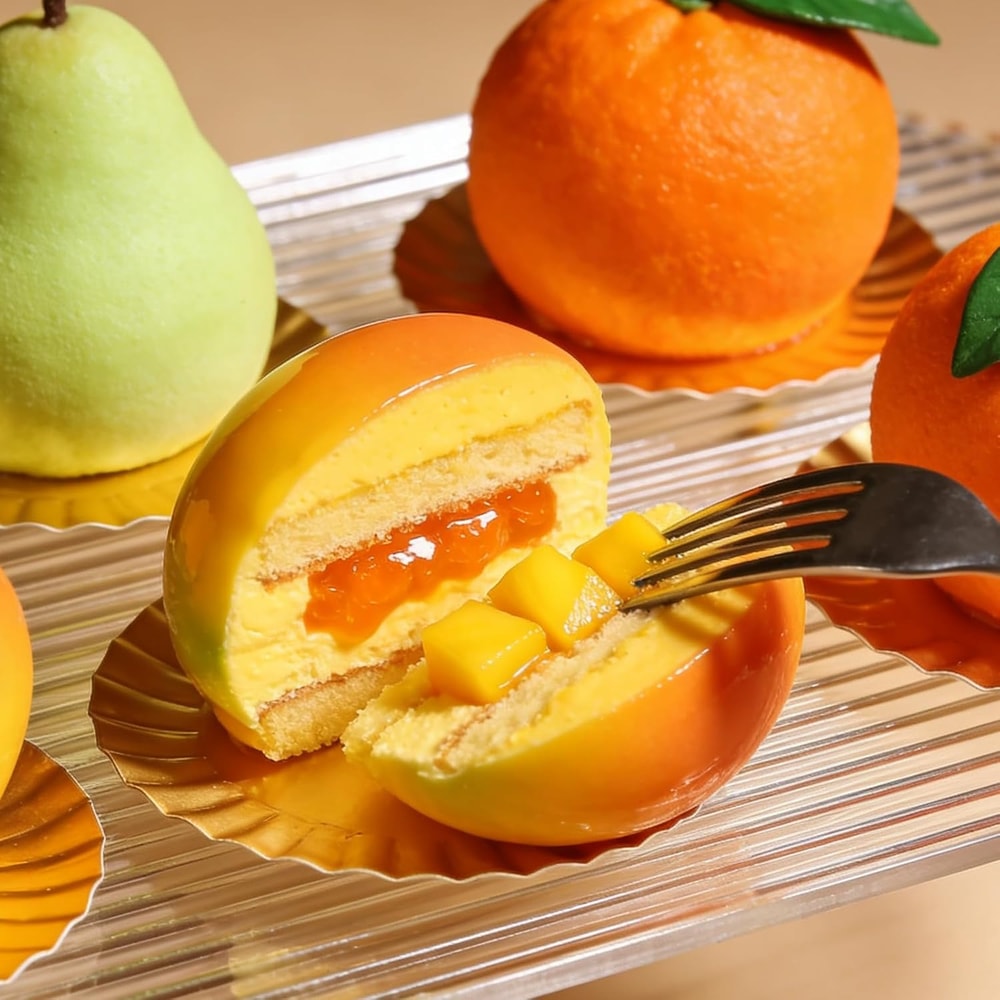 Cavity Silicone Cake Mold for Fruit Pudding & Mango Desserts