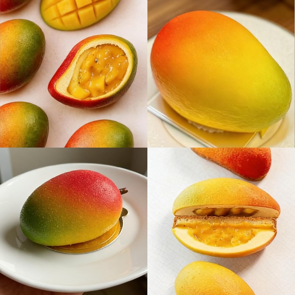 Cavity Silicone Cake Mold for Fruit Pudding & Mango Desserts