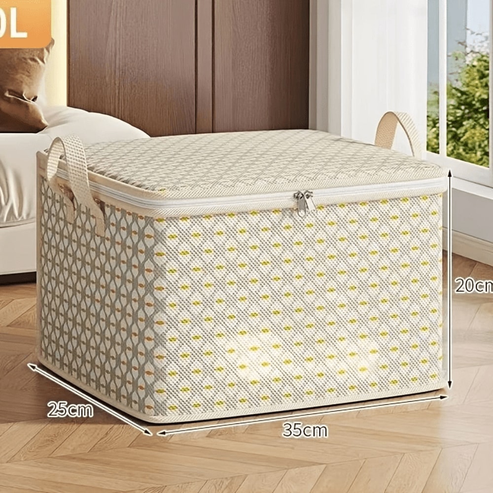 Extra Large Heavy Duty Large Storage Bag with Zipper Dustproof Clothes & Bedding Organizer